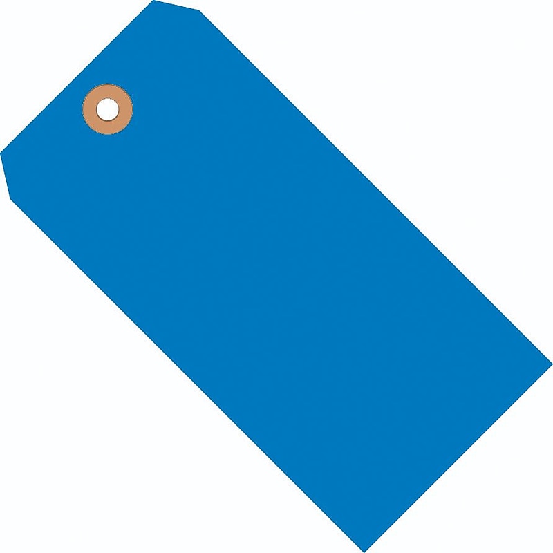 Blue Shipping Tags, #3, 3-3/4" x 1-7/8", 1000/Case image 1