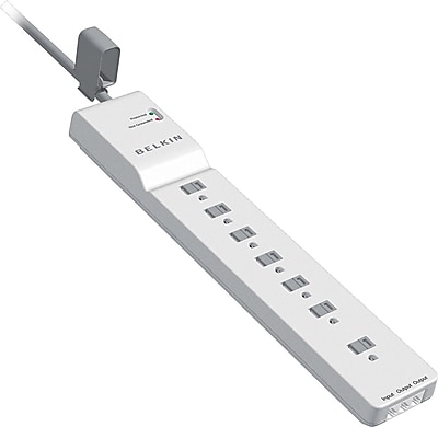 Belkin Home Series 7 Outlet Home/Office, 6 ft. Cord, 2320 Joules (BE107200-06) Sansujyuku sansujyuku.com