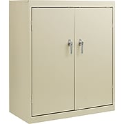 Alera® Steel Storage Cabinet, Assembled, 42Hx36Wx18D", Putty (ALECM4218PY)