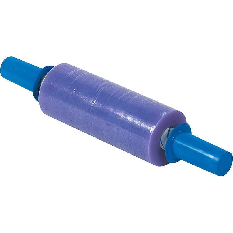 5" x 1000' 80 Gauge Blown Stretch Wrap, Purple Tinted, 4/Carton (GOOD580BEM) image 1