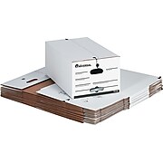 Universal Economy String-Tie Storage File, Legal Size, White, Stacking Strength 585 lbs., 15" x 10 1/4" x 24", 12/Ct