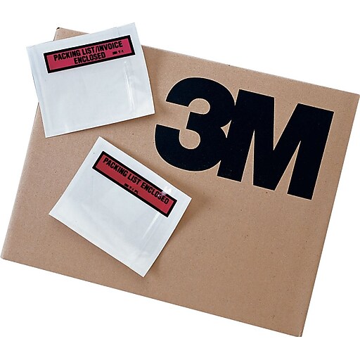 3M Packing List Envelope, Packing List Enclosed, 04 1/2" x 05 1/2" at
