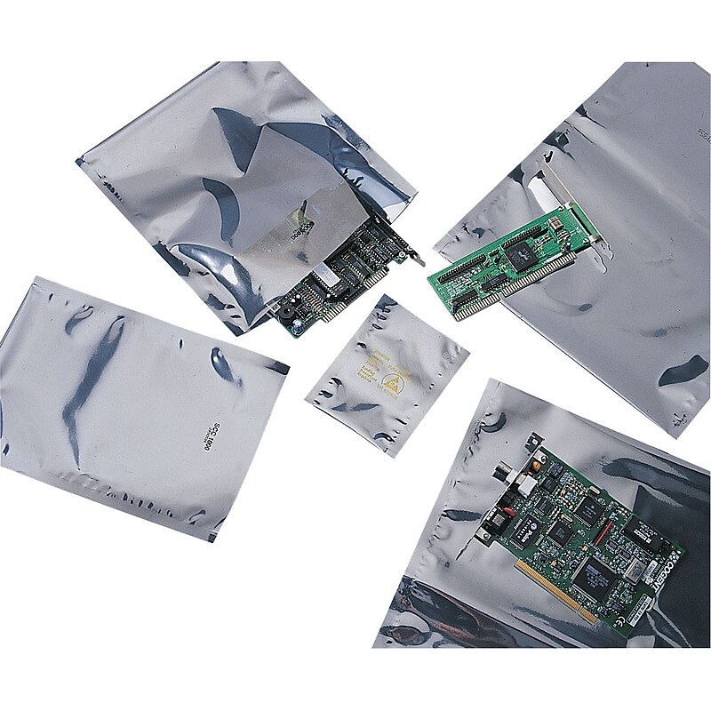 5 x 7" Grey Open-Ended Static Shielding Bags (1000/case) image 1