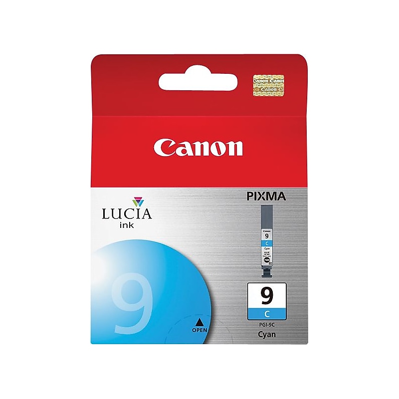 Canon 9 Cyan Standard Yield Ink Cartridge (1035B002) image 1