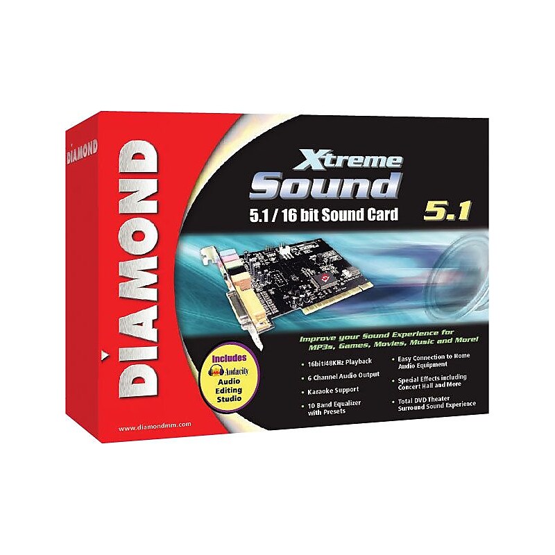 Diamond XtremeSound 5.1/16 bit Sound Card image 1