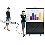 Quartet Euro Instant Cinema 80" Portable Manual Floor Projector Screen, White (QRT980S)~#|#~s0212839_sc7