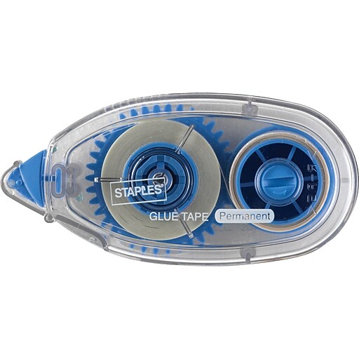 Staples® RollOn Permanent Glue Tape, 1/3" x 393", 2/Pack (14993) at