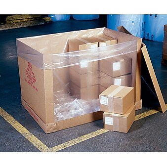 54" x 44" x 72" Pallet Cover, 2 mil., Clear, 60/Roll (10530)