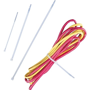 2000 Cable Ties 8" Multi Color 75LB Cable Zip Tie Down Strap Wire Nylon Wrap 