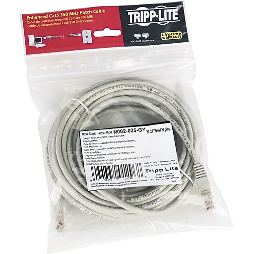 Shop Staples for Patch Cable, 25ft., Gray
