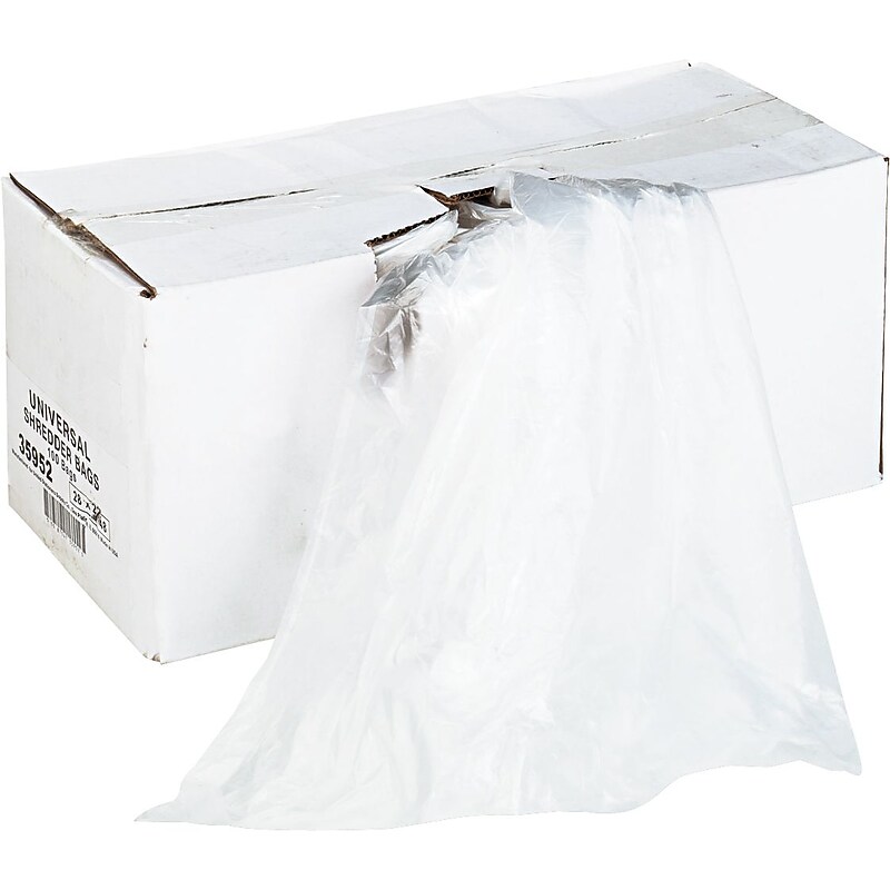 Universal Recycled Shredder Bags 28" x 22" x 48" image 1