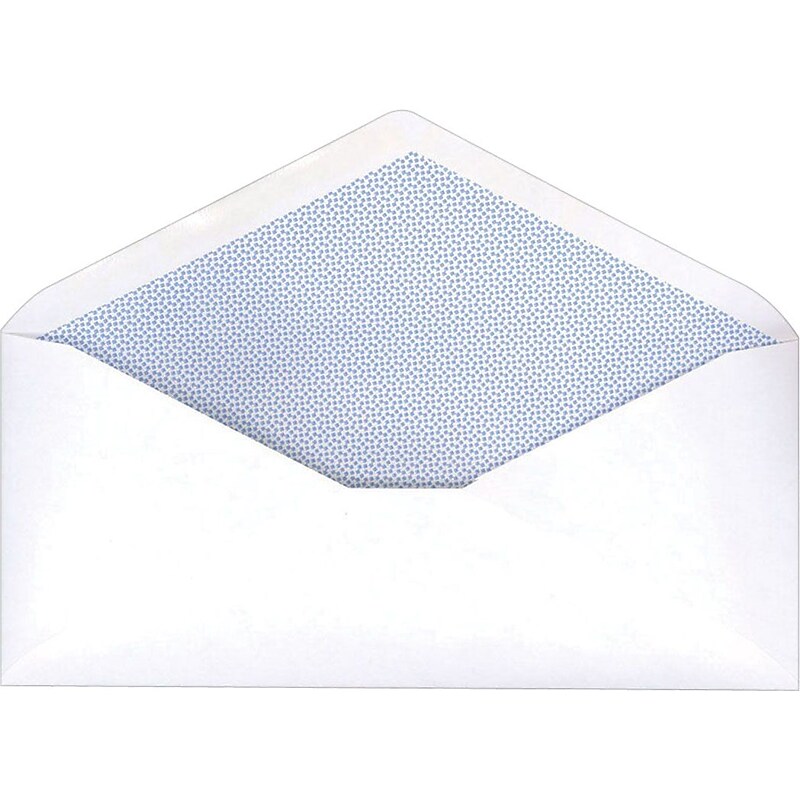 Ampad® #10, Watershed® Security-Tint Gummed Envelopes, 500/Box image 1