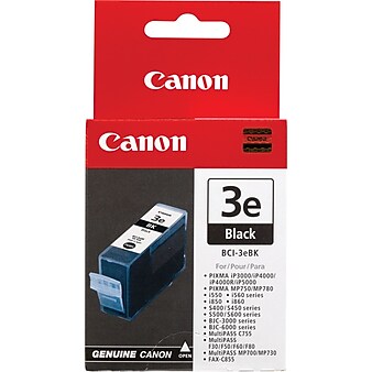 Canon 3e Black Standard Yield Ink Cartridge (4479A249AB)