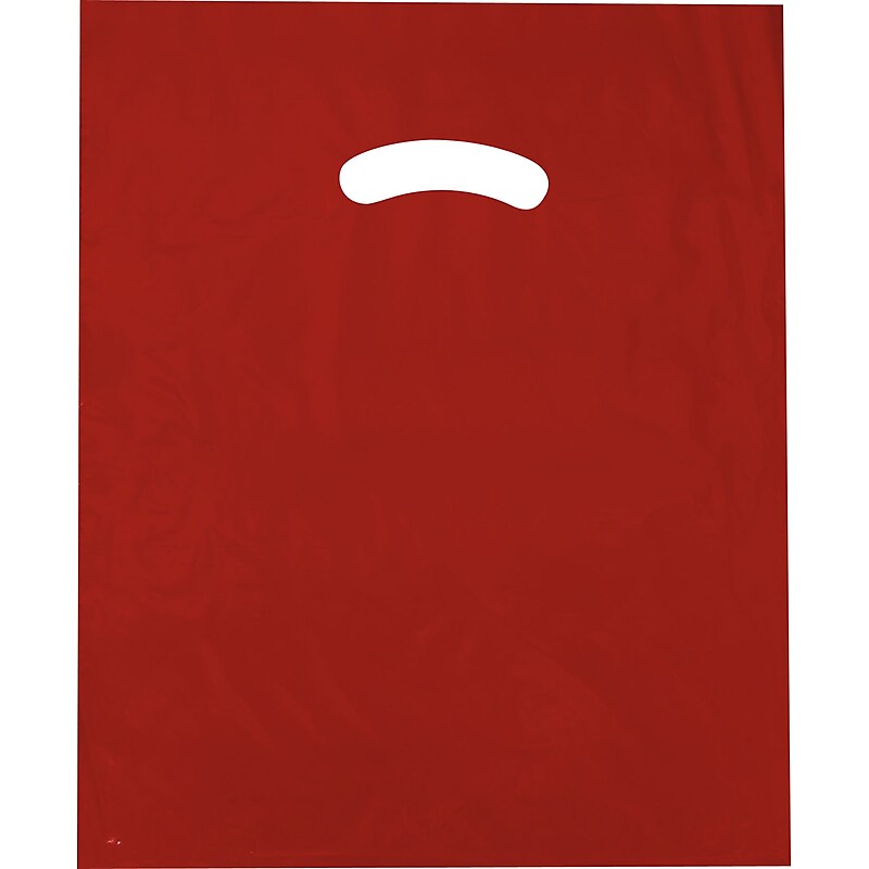 15" x 18" Gusseted Poly Bags, Clear, 500/Carton (248-1518-1) image 1