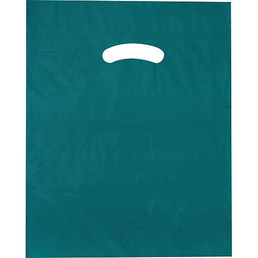Command Packaging Gusseted DieCut Handle Bag, 20" x 20", 500/Carton