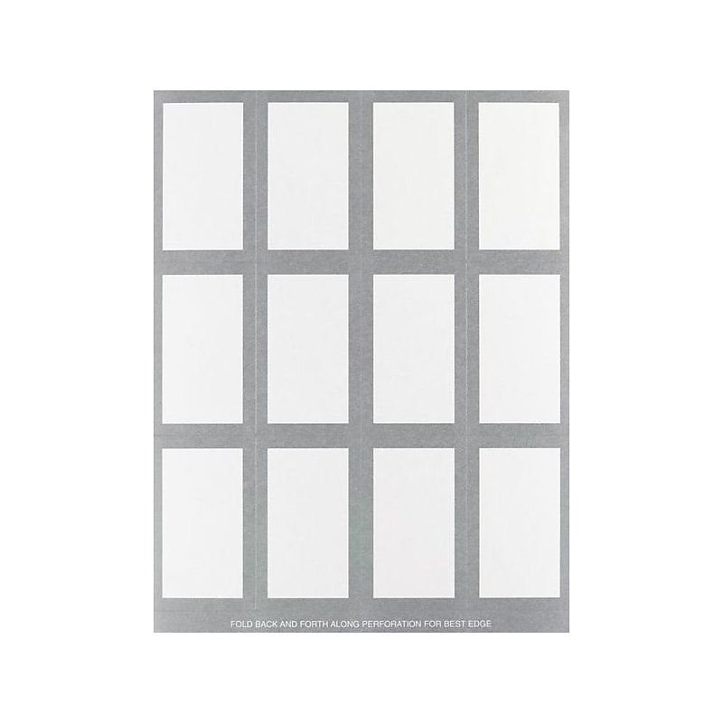 Great Papers® Metallic Silver Place Cards, 60/Pack image 1