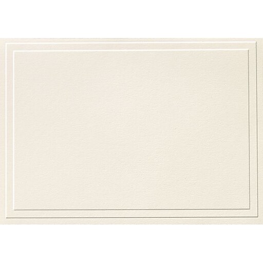Great Papers® Triple Embossed Ivory Note Cards with Envelopes at Staples