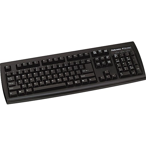 Fellowes 9892901 Microban Basic 104 Corded Keyboard at Staples