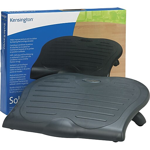 Kensington® Solesaver Footrest, Black Staples
