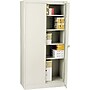 Tennsco Standard 72"H Steel Storage Cabinet with 5 Shelves, Light Gray (TNN1470LGY)~#|#~s0226581_sc7