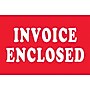 Staples® "Invoice Enclosed" Labels, Red/White, 3" x 2", 500/Rl~#|#~s0226938_sc7