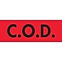 "C.O.D." Labels, Red/Black, 3" x 2", 500/Rl~#|#~s0227001_sc7
