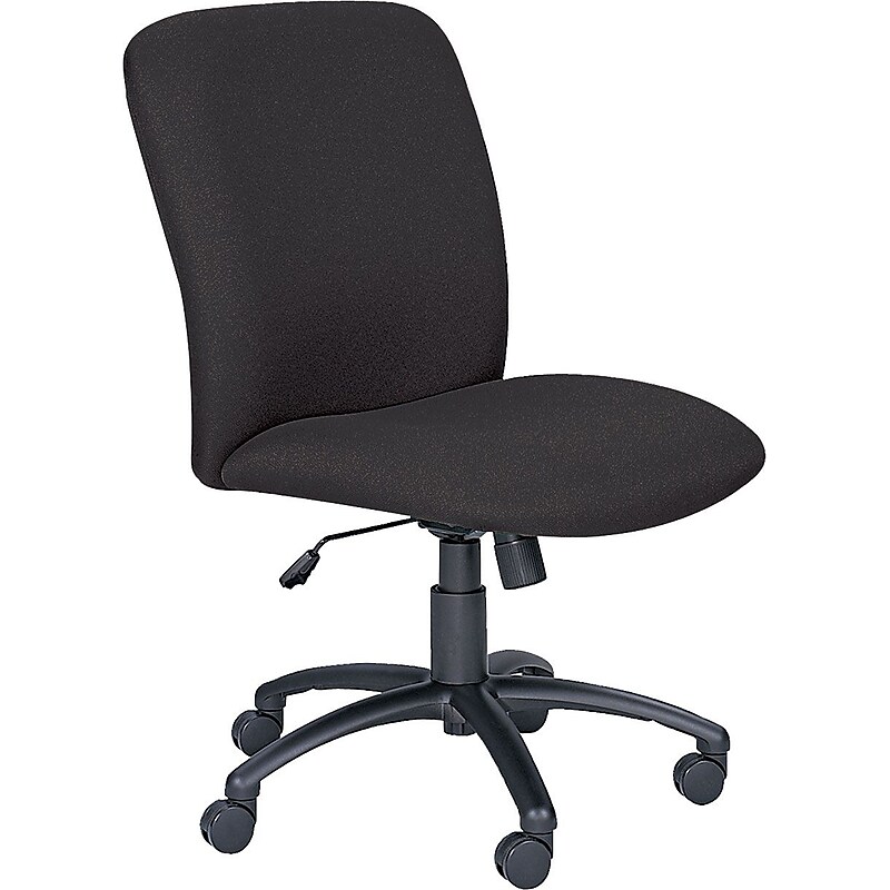 Safco Uber Fabric Computer and Desk Chair, Black (3490BL) image 1