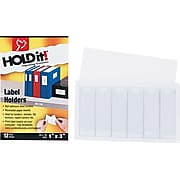 Cardinal Hold-it Label Holders, 1" x 3", Clear (21810)