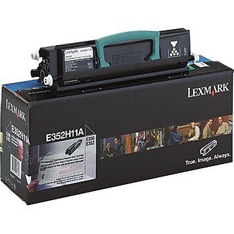 Lexmark E352H11A Black High Yield Toner Cartridge