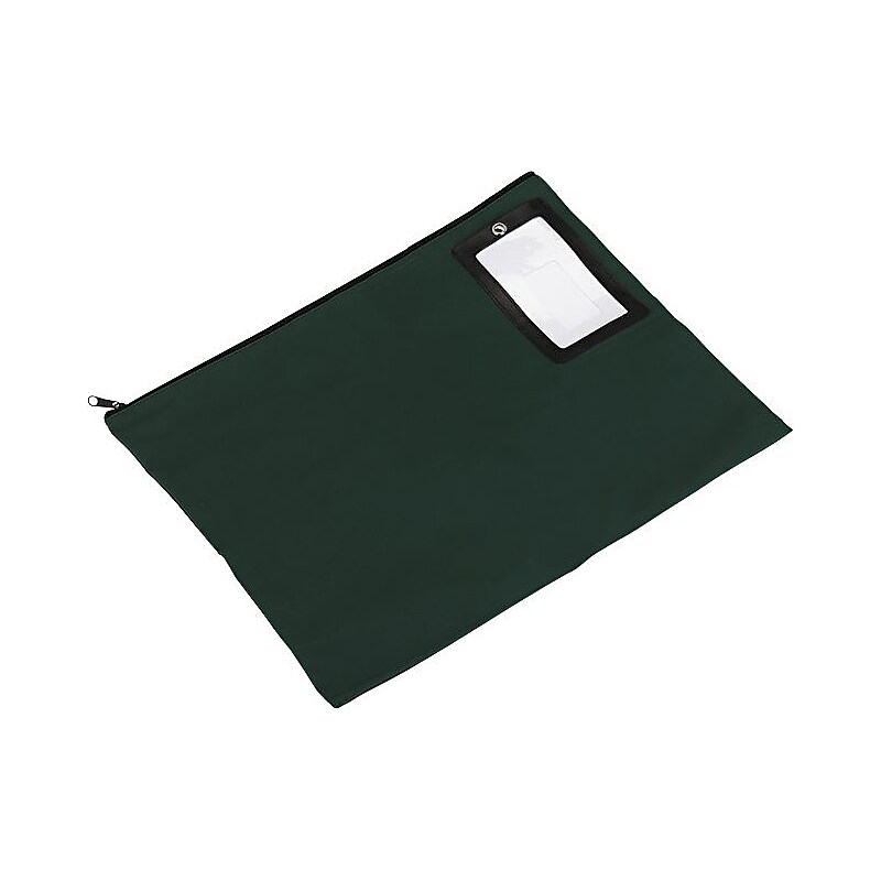 PM Company Flat Transit Sack, Dark Green, 18"W x 14"L (PMC04649) image 1