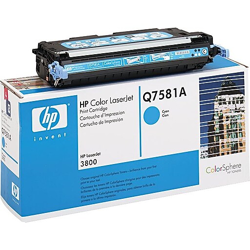 HP 503A Cyan Toner Cartridge (Q7581A ) Staples