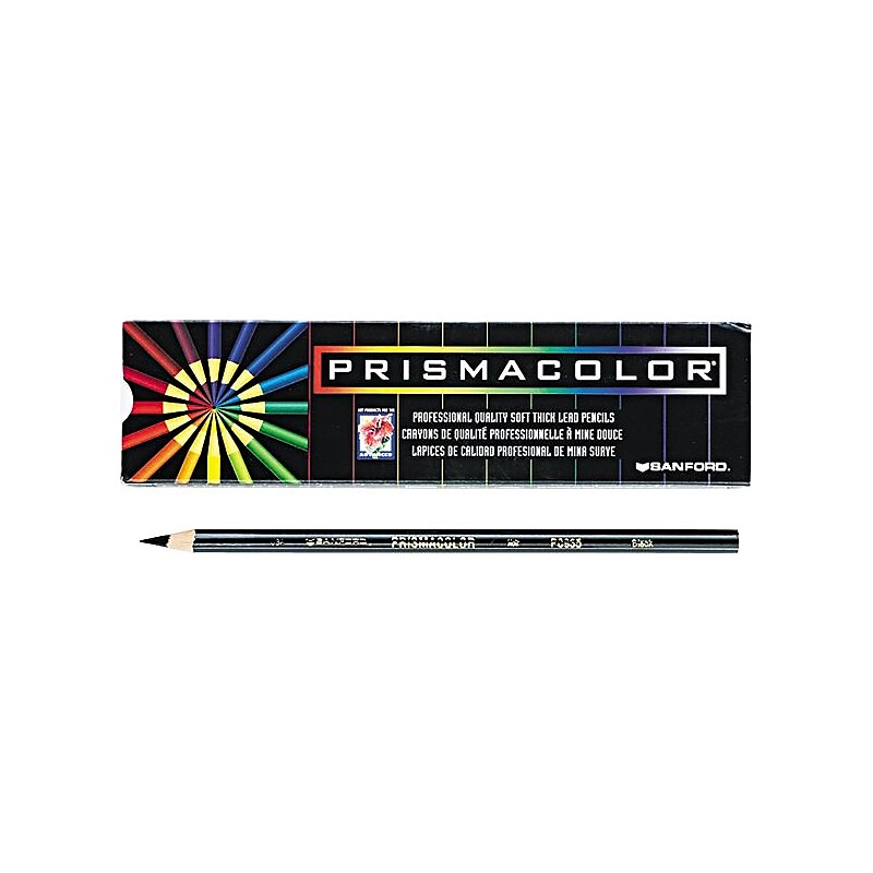 Sanford Premier Colored Pencil, Black Lead/Barrel, 12/Pk image 1