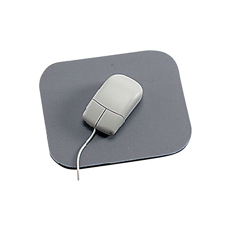 Staples Basic Mouse Pad, Silver image 1