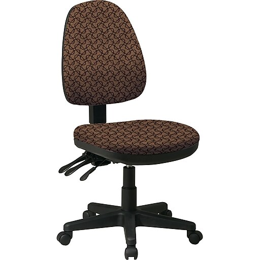 Office Star Custom Ergonomic Armless Chair, Nugget at Staples