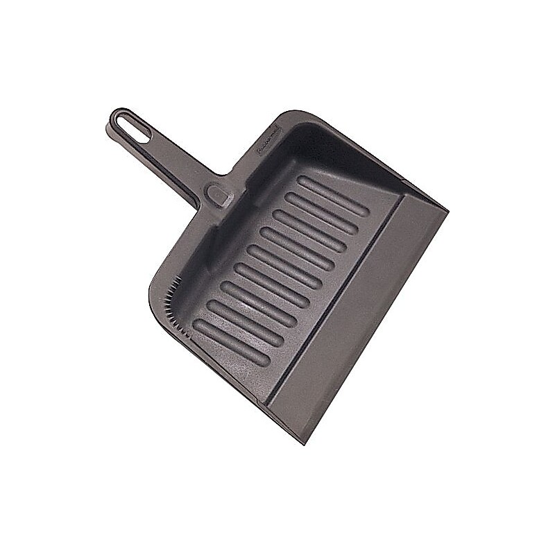 Impact Heavy Duty 12" Plastic Dust Pan, Black (700) image 1