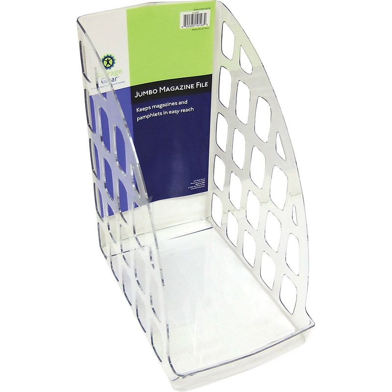 Silk Road Clear Plastic Jumbo Magazine File image 1