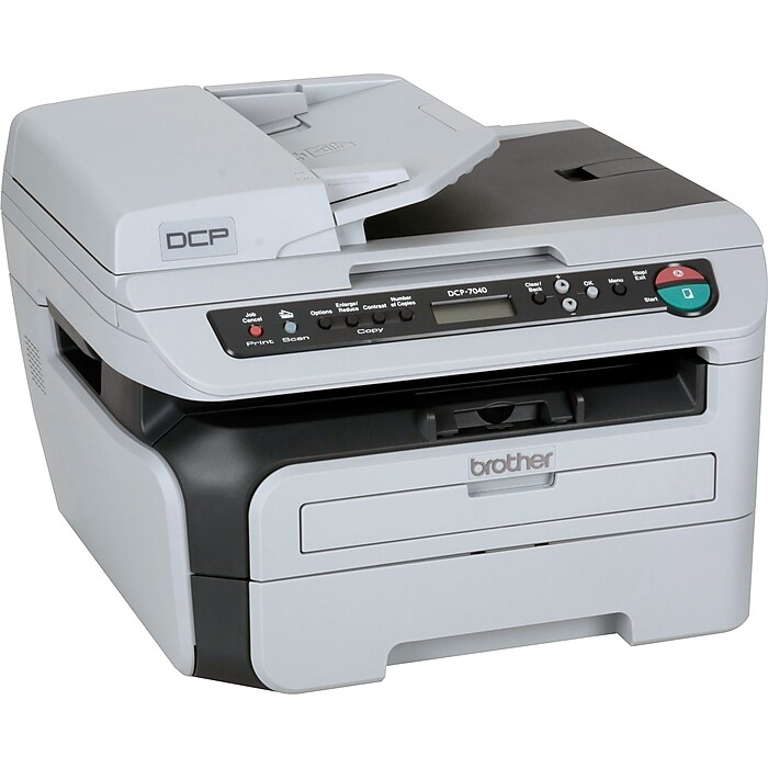 brother ブラザー JUSTIO モノクロレーザー複合機 DCP-7040 Brother DCP-7040 Laser All-in-One Printer | Staples