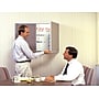 Ghent VisuALL PC Whiteboard Cabinet with Fabric Bulletin Board Exterior Doors, Gray (41302)~#|#~s0244662_sc7