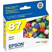 Epson T87 Ultrachrome Yellow Standard Yield Ink Cartridge