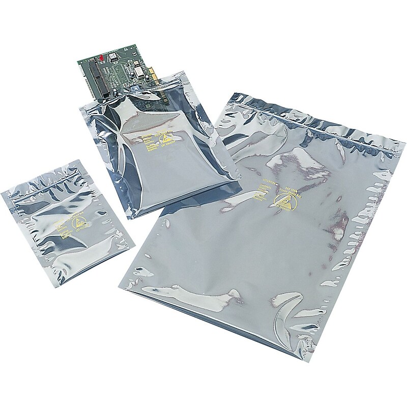 8" x 6" Reclosable Poly Bags, 2.8 Mil, Clear, 2000/Pack (SSRB0608) image 1