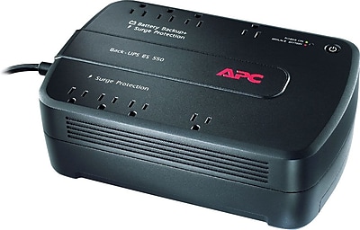 APC Back-UPS ES 550VA (BE550G) 8-Outlet Power-Saving UPS