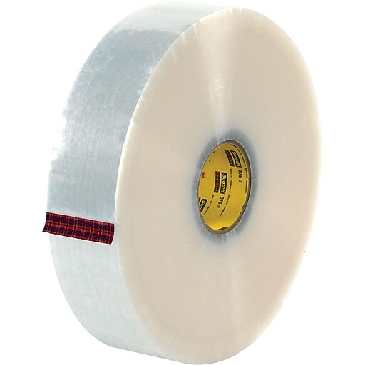 3M 371 Hot Melt Packing Tape, 3"x1000 yds., Clear, 4/Pack at Staples