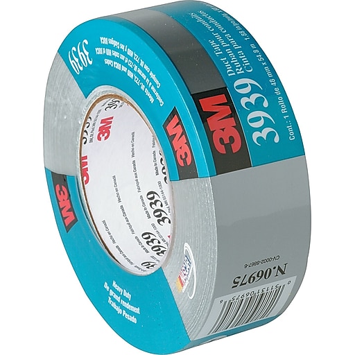 Free Shipping! Silver Duct Tape 2"x50m 1 Case / 24 Rolls / $3.33 Roll 