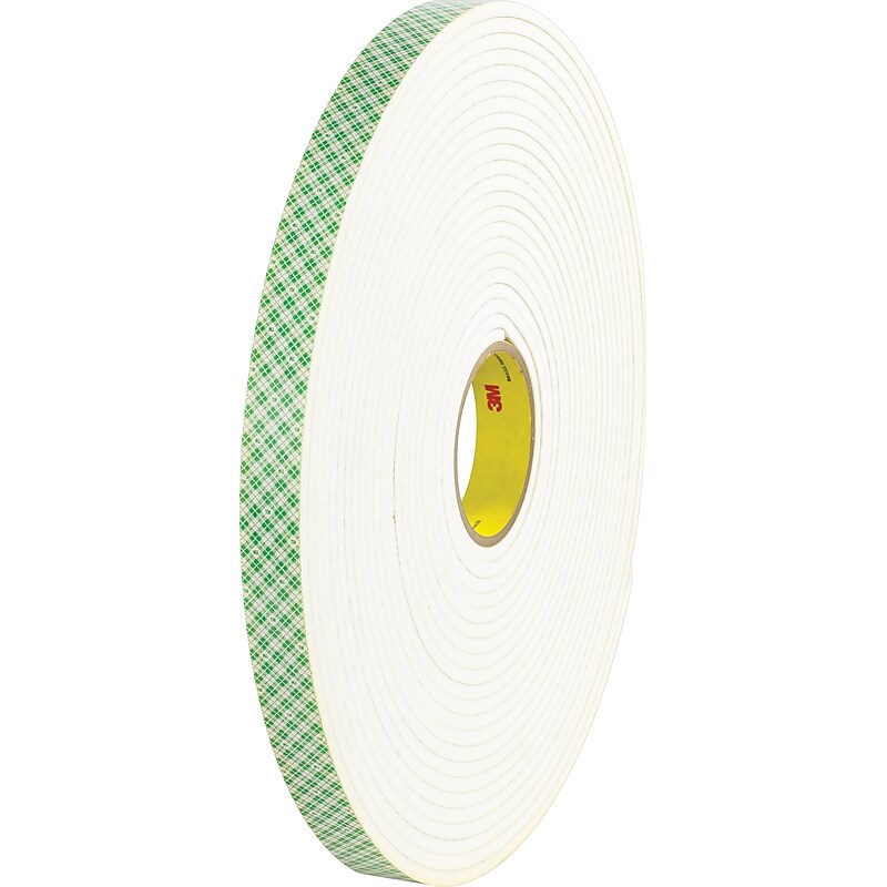 Scotch #4008 Double Sided Polyurethane Foam Tape, 1/2" x 36 yds. image 1