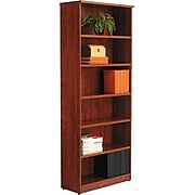 Alera® Valencia Series Bookcase Storage System, 6-Shelf, Medium Cherry (ALEVA638232C)