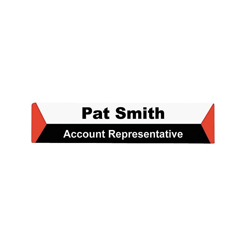 Advantus Sign Holder, 9" x 2", Clear Acrylic, 4/Pack (75329) image 1
