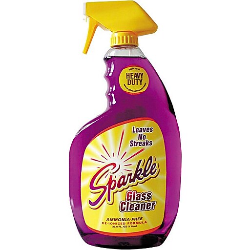 Shop Staples for Sparkle® Glass Cleaner, Unscented, 33.8 oz. Trigger Bottle
