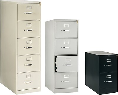 Hon 210 Series 2 Drawer Vertical File Black Letter 15 W Hon212pp At Staples