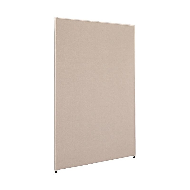 HON Verse Panel, 36"W x 60"H, Light Gray Finish, Gray Fabric (BSXP6036GYGY) image 1
