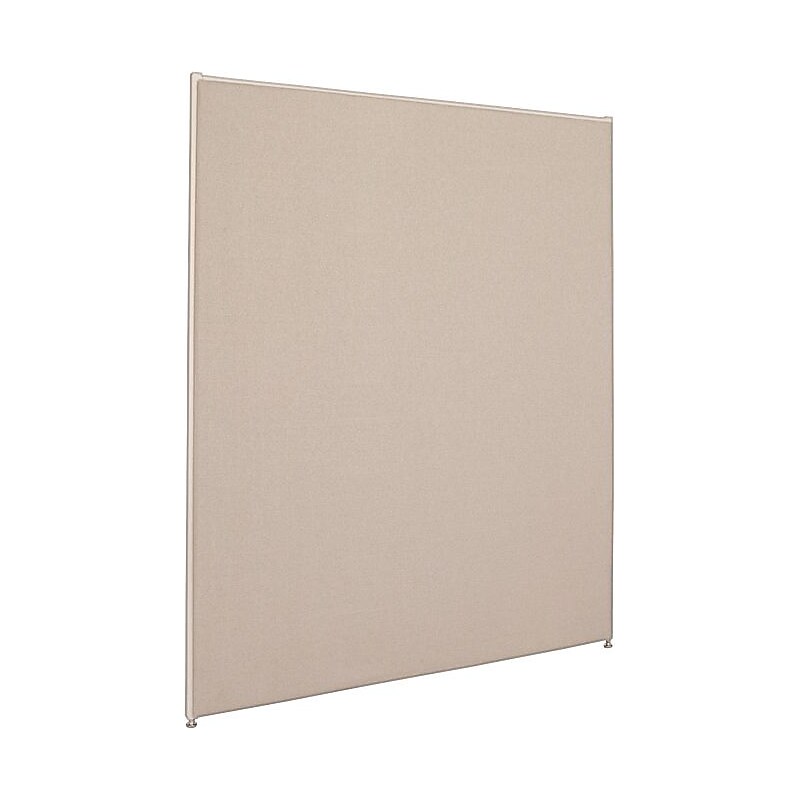 HON Verse Panel, 48"W x 60"H, Light Gray Finish, Gray Fabric (BSXP6048GYGY) image 1